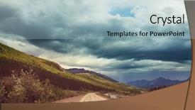  Presentation with bible usa - Slide deck enhanced with backwoods - scenic highway in alaska usa background and a  colored foreground