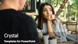  Presentation with drinking contraceptives pharmacy and healthcare - Beautiful slide set featuring bad - tired bored girl sitting backdrop and a black colored foreground