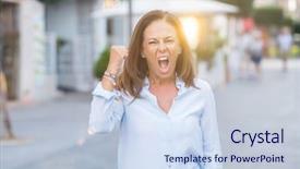  Presentation with black women beautiful woman - PPT theme with bad air - beautiful middle age hispanic woman background and a sky blue colored foreground