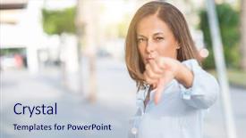  Presentation with beautiful hispanic woman - Colorful theme enhanced with bad air - beautiful middle age hispanic woman backdrop and a lemonade colored foreground