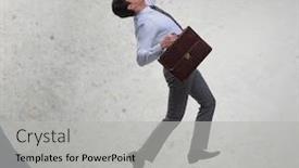  Presentation with bad - Cool new theme with bad-angry-boss-kicking-employee backdrop and a light gray colored foreground