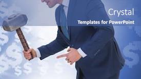  Presentation with bad - Cool new theme with bad-angry-boss-threatening-employee backdrop and a ocean colored foreground