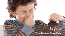  Presentation with shoe - Amazing presentation having bad children - cute young boy with stinky backdrop and a tawny brown colored foreground