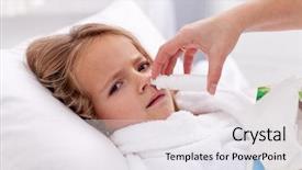  Presentation with nasal - Slides having bad cold using nasal background and a sky blue colored foreground