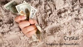  Presentation with drowning - Theme consisting of matsumoto castle in matsumoto japan background and a gray colored foreground