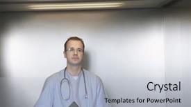  Presentation with elevator - Beautiful presentation featuring bad facility - portrait of a confident male backdrop and a light gray colored foreground