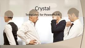  Presentation with conflict - Audience pleasing presentation theme consisting of bad fellow - arguing conflict business concept backdrop and a lemonade colored foreground