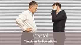  Presentation with business competition - Amazing PPT theme having bad fellow - business competition conflict concept two backdrop and a  colored foreground