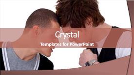  Presentation with bad - Beautiful presentation featuring bad fellow - two men fighting each other backdrop and a  colored foreground