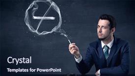  Presentation with pharmaceutical dosage forms slid share - Beautiful slides featuring bad habit - businessman smoking cigarette backdrop and a navy blue colored foreground