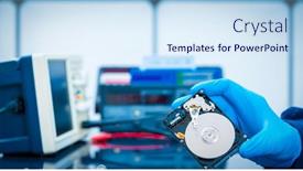  Presentation with recovery - Cool new theme with bad-hdd-hard-drive backdrop and a sky blue colored foreground