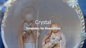  Presentation with nativity - Beautiful presentation theme featuring bad-ischl-austria-december-14 backdrop and a gray colored foreground