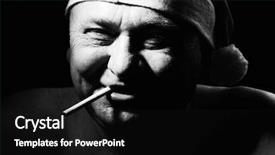  Presentation with white black grafitti - Amazing theme having bad joke - close up black and white backdrop and a black colored foreground