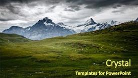  Presentation with bad world - Colorful presentation theme enhanced with bad lands - fantastic views on the vivid backdrop and a  colored foreground