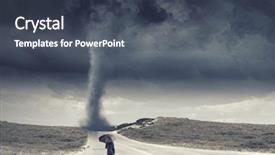  Presentation with suitcase - Beautiful theme featuring bad luck - back view of businessman backdrop and a ocean colored foreground