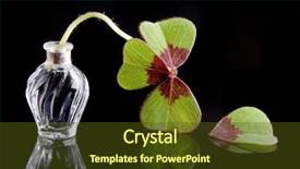  Presentation with four leaf clover - Amazing slides having bad luck - four leaf clover loosing backdrop and a tawny brown colored foreground