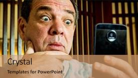  Presentation with bad news - Slides consisting of bad news concept angry sad background and a coral colored foreground