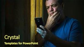  Presentation with bad news - PPT theme with bad news concept angry sad background and a wine colored foreground