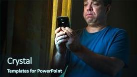  Presentation with bad news - Presentation theme having bad news concept angry sad background and a navy blue colored foreground