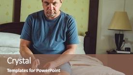  Presentation with bad news - Cool new presentation theme with bad news concept angry sad backdrop and a  colored foreground