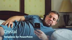  Presentation with bad news - PPT theme enhanced with bad news concept angry sad background and a  colored foreground