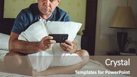  Presentation with bad news - Theme consisting of bad news concept angry sad background and a  colored foreground