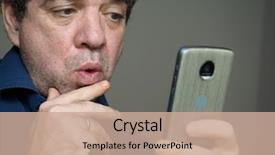  Presentation with bad news - PPT layouts having bad news surprised frustrated man background and a coral colored foreground