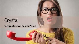  Presentation with bad news - PPT theme having bad news background and a coral colored foreground