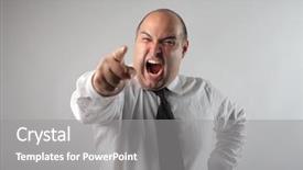  Presentation with extreme weather tropical cyclones - Amazing presentation theme having bad order - businessman in extreme rage backdrop and a gray colored foreground