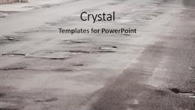  Presentation with road quality - Presentation featuring group of children and teacher in kitchen during cooking classes background and a coral colored foreground