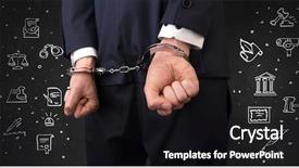  Presentation with chalk - Presentation theme consisting of bad situation - chalk drawn courthouse symbols background and a  colored foreground