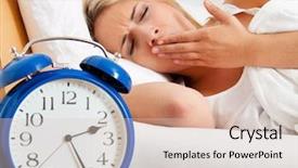  Presentation with insomnia - Presentation theme enhanced with bad times - insomnia with clock background and a lemonade colored foreground