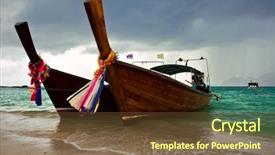  Presentation with bad weather - Cool new presentation with bad weather around tropical island phi phi island thailand backdrop and a tawny brown colored foreground