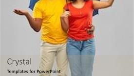  Presentation with bad weather - Slide deck with bad-weather-overcast-and-protection background and a coral colored foreground