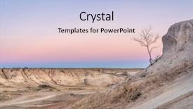  Presentation with dusk - Slides enhanced with badlands in pawnee national grassland background and a light blue colored foreground