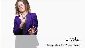  Presentation with student - Colorful theme enhanced with baduk - young brunette student girl wearing backdrop and a  colored foreground