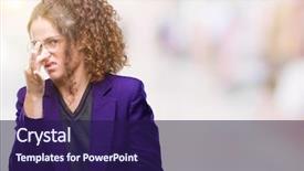  Presentation with bad breath - Colorful theme enhanced with baduk - young brunette student girl wearing backdrop and a navy blue colored foreground