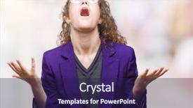  Presentation with happy young student girl holding - PPT theme consisting of baduk - young brunette student girl wearing background and a navy blue colored foreground