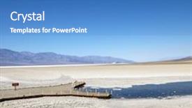 Presentation with death - Amazing PPT layouts having badwater-basin-in-death-valley backdrop and a teal colored foreground
