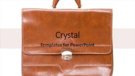  Presentation with old - Theme enhanced with bag accesoris - old briefcase isolated on white background and a  colored foreground