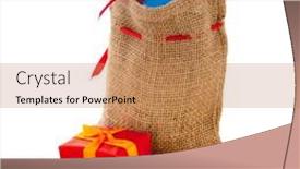  Presentation with dutch sinterklaas - Colorful PPT layouts enhanced with bag dutch sinterklaas presents and pepernoten backdrop and a coral colored foreground