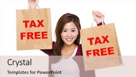  Presentation with tax free retirement - Cool new slides with bag for showing tax free backdrop and a lemonade colored foreground