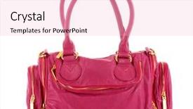  Presentation with pink white - Presentation having bag isolated on white background background and a lemonade colored foreground