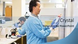  Presentation with blood cell - PPT theme enhanced with bag of red blood cell background and a light blue colored foreground