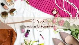  Presentation with flat - Audience pleasing slides consisting of flores de mayo - clothes with accessories and flowers backdrop and a lemonade colored foreground