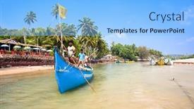  Presentation with goa - Presentation enhanced with baga-india-february-23-everyday background and a  colored foreground