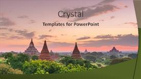  Presentation with myanmar bagan - Colorful PPT theme enhanced with bagan-myanmar-temples backdrop and a lemonade colored foreground