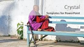  Presentation with buddhism - Slide set having bago-myanmar-november-24-2015 background and a white colored foreground