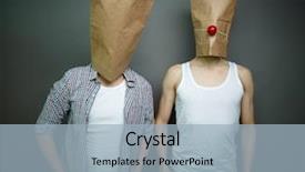  Presentation with octagon two mma fighters standing - Slide set enhanced with bags celebrating fool s day background and a light blue colored foreground