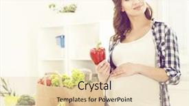  Presentation with motherhood - Audience pleasing slides consisting of bags in kitchen motherhood pregnancy backdrop and a lemonade colored foreground